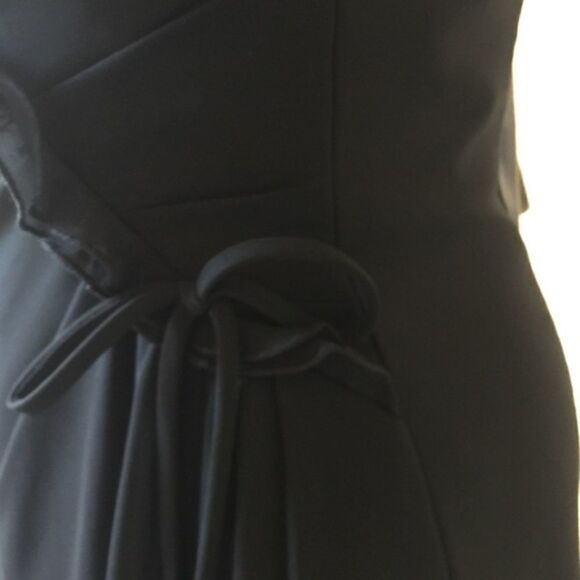 B2 Women's Strapless Bandeau Midi Dress Black Size 6 – Elegant Formal  New W/Tag - Picture 3 of 5